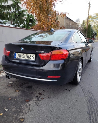 BMW Seria 4 cena 85900 przebieg: 129000, rok produkcji 2016 z Wrocław małe 67